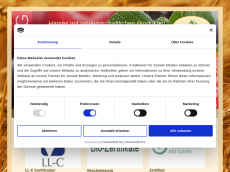 Screenshot der Domain miklos-foodservice.de