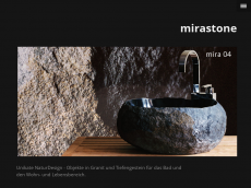 Screenshot der Domain mirastone.de