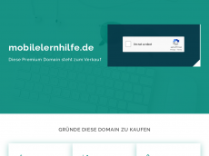 Screenshot der Domain mobilelernhilfe.de