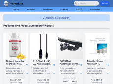 Screenshot der Domain mohost.de