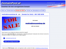 Screenshot der Domain motivationsseminar.de