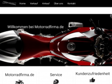 Screenshot der Domain motorradfirma.de