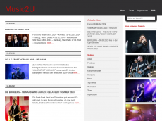 Screenshot der Domain music2u.de