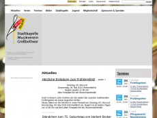 Screenshot der Domain mv-grossbottwar.de