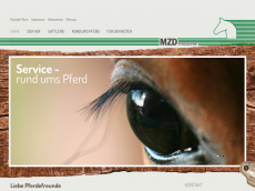 Screenshot der Domain mzd-pferdesport.de
