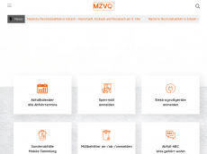 Screenshot der Domain mzvo.de