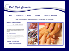 Screenshot der Domain nail-style-cosmetics.de