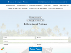 Screenshot der Domain naumann-reisen.de