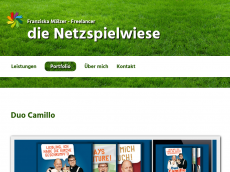 Screenshot der Domain netzspielwiese.de