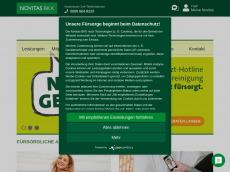 Screenshot der Domain novitas-bkk.de