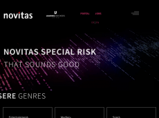Screenshot der Domain novitas-hamburg.de