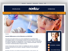 Screenshot der Domain novitas-notduschen.de