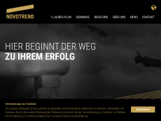 Screenshot der Domain novo-trend.de