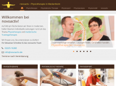 Screenshot der Domain novoactiv.de