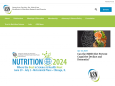 Screenshot der Domain nutrition.org