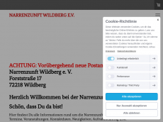 Screenshot der Domain nzwildberg.de