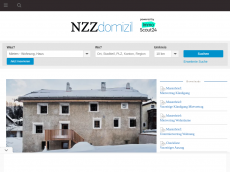 Screenshot der Domain nzzdomizil.ch