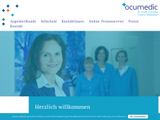 Screenshot der Domain ocumedic.de