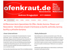Screenshot der Domain ofenkraut.de