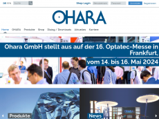 Screenshot der Domain ohara-gmbh.com