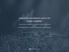 Screenshot der Domain omgunmen.wordpress.com