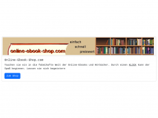 Screenshot der Domain online-ebook-shop.com