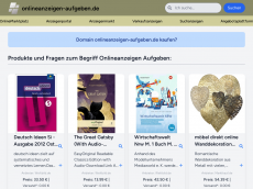 Screenshot der Domain onlineanzeigen-aufgeben.de