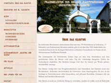 Screenshot der Domain orth-frauenkloster.de
