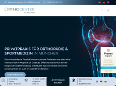 Screenshot der Domain ortho-center.de