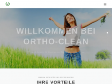 Screenshot der Domain ortho-clean.de