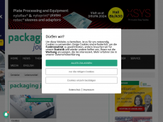 Screenshot der Domain packaging-journal.de