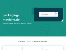 Screenshot der Domain packaging-machine.de