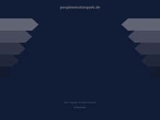 Screenshot der Domain peopleemotionpark.de