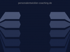 Screenshot der Domain personalentwickler-coaching.de