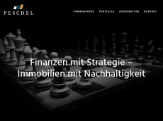 Screenshot der Domain peschel.de