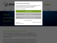 Screenshot der Domain pixel-ink.de