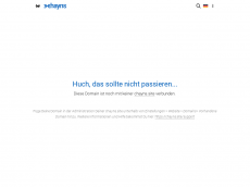 Screenshot der Domain planlos-im-netz.de