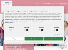 Screenshot der Domain praxisfuerfrauen.de