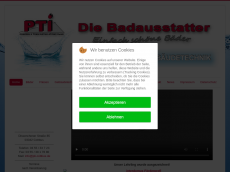 Screenshot der Domain pti-cottbus.de