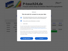 Screenshot der Domain ptouch-shop.de
