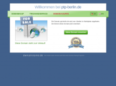 Screenshot der Domain ptp-berlin.de