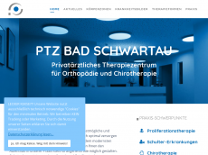 Screenshot der Domain ptz-bad-schwartau.de