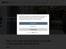 Screenshot der Domain ptz-brandschutz.de