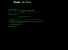 Screenshot der Domain racing-nolimits.de