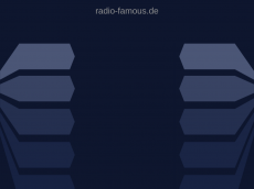 Screenshot der Domain radio-famous.de