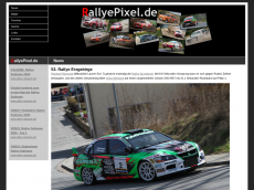 Screenshot der Domain rallypixel.de