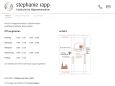 Screenshot der Domain rapp-allgemeinmedizin-ulm.de