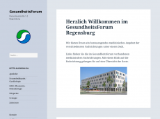 Screenshot der Domain regensburger-gesundheitsforum.de
