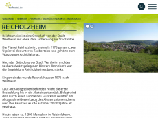 Screenshot der Domain reichholzheim.de