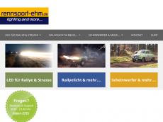 Screenshot der Domain rennsport-ehm.de